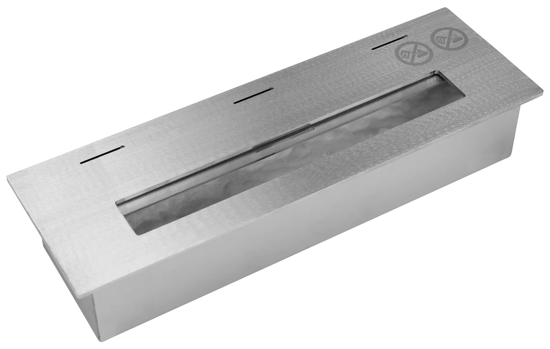Biokominek wiszący 900x400 Slim z szybą 